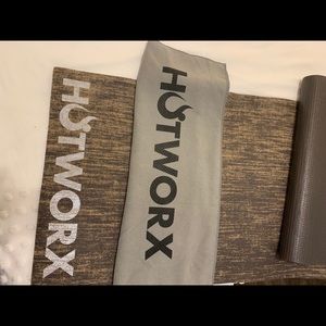 Hotworx Yoga Mat, Towel, and Buckle - Hardly Used!